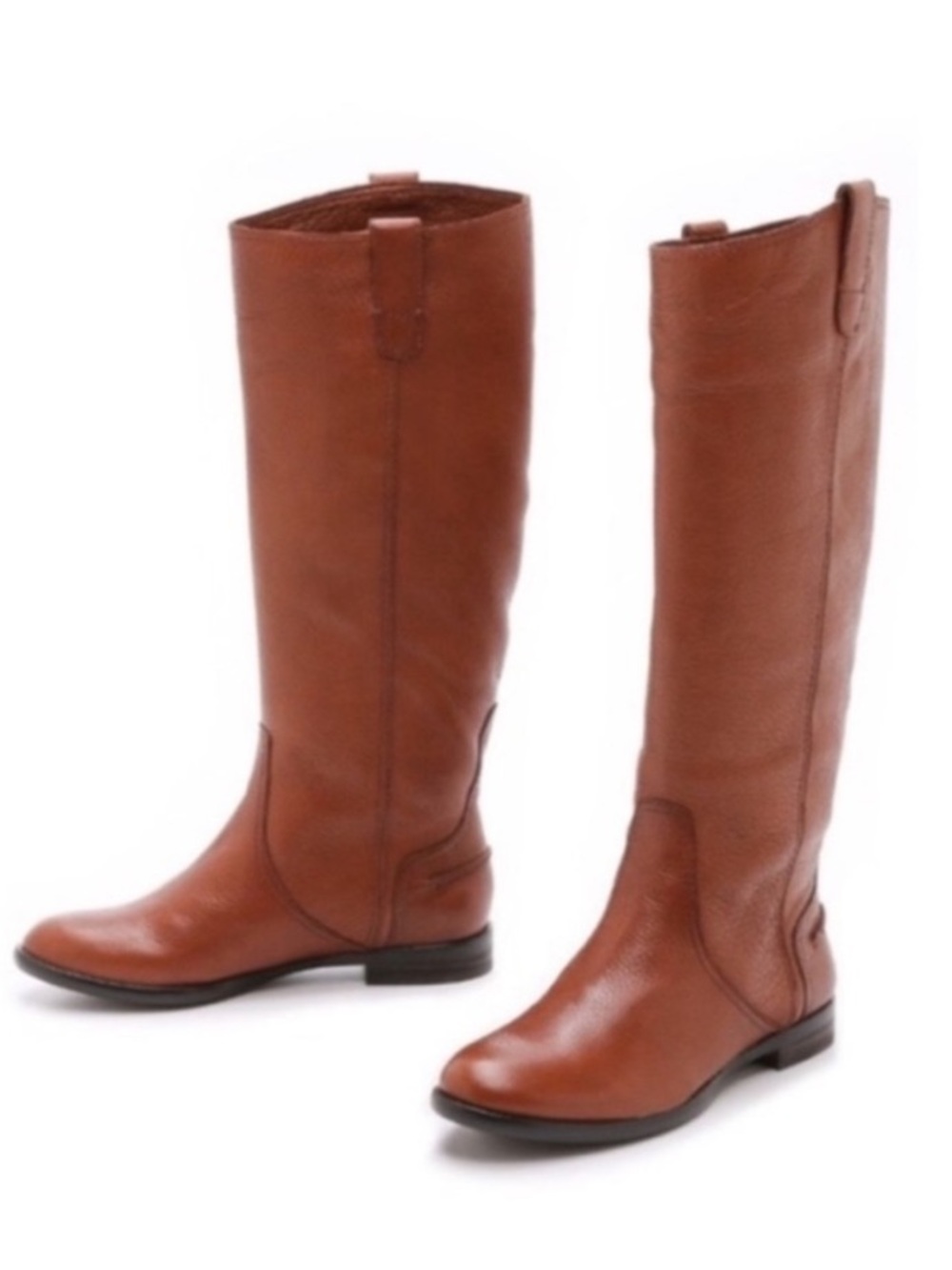 Madewell The Archive Leather Pull On Riding Boots